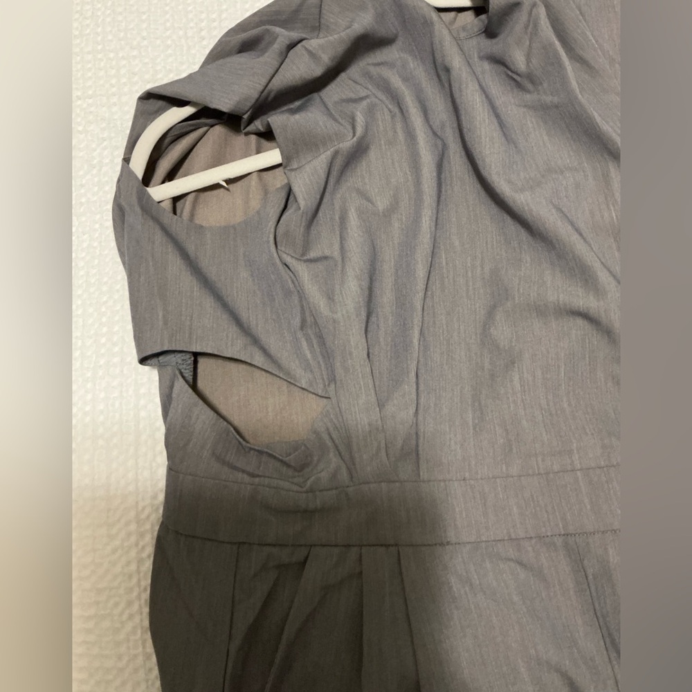 NWOT Gray Romper with Side Cut Outs - Picture 7 of 9